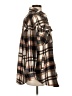 Fornia Plaid Brown Tan Coat Size S - photo 4