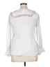 Assorted Brands 100% Polyester White Long Sleeve Blouse Size L - photo 2