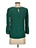 J.Crew 100% Silk Green Blouse Size 0 - photo 2