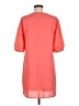 Everly Solid Orange Casual Dress Size M - photo 2