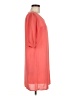Everly Solid Orange Casual Dress Size M - photo 4