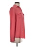 Ann Taylor LOFT 100% Polyester Solid Pink Long Sleeve Blouse Size S - photo 4