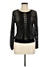 Express Outlet Black Long Sleeve Blouse Size M - photo 1