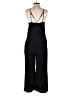 Wild Fable 100% Rayon Solid Black Jumpsuit Size XS - photo 2