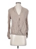 Zara 100% Viscose Gray Tan Long Sleeve Blouse Size S - photo 1