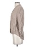 Zara 100% Viscose Gray Tan Long Sleeve Blouse Size S - photo 5