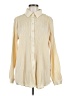PrettyLittleThing 100% Polyester Ivory Long Sleeve Blouse Size 6 - photo 1