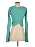 Lyaner Green Long Sleeve Top Size S (estimated) - photo 2