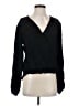 Free People Black Long Sleeve Blouse Size S - photo 1