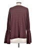 Downeast Burgundy Long Sleeve Top Size S - photo 2
