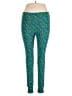 Lularoe Print Teal Leggings Size 1X (Tall & Curvy) - photo 1