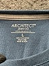 Architect 100% Polyester Blue Long Sleeve T-Shirt Size L - photo 7