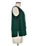HD in Paris 100% Polyester Green Sleeveless Blouse Size 6 - photo 4