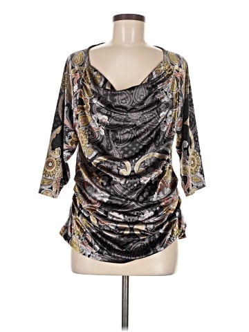 Live and Let Live 3/4 Sleeve Blouse (view 1)