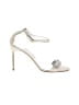 Manolo Blahnik Ivory Silver Sandals Size EU 41 - photo 1