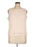 Laurel Grey 100% Polyester Ivory Sleeveless Blouse Size XL - photo 1