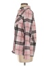 Ealey Fushi 100% Polyester Plaid Pink Long Sleeve Blouse Size S - photo 5