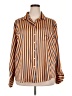 Zara Stripes Orange Long Sleeve Button-Down Shirt Size XXL - photo 1