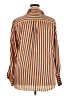 Zara Stripes Orange Long Sleeve Button-Down Shirt Size XXL - photo 2