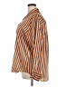 Zara Stripes Orange Long Sleeve Button-Down Shirt Size XXL - photo 5