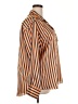 Zara Stripes Orange Long Sleeve Button-Down Shirt Size XXL - photo 4