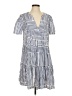 Harper Stripes Blue Casual Dress Size S - photo 1