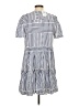 Harper Stripes Blue Casual Dress Size S - photo 2
