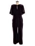 Greylin Solid Burgundy Jumpsuit Size L - photo 2