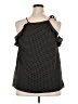 Reitmans 100% Polyester Black Sleeveless Blouse Size XXL - photo 2