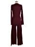 Lulus Burgundy Jumpsuit Size L - photo 2