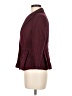 Tabitha 100% Polyester Chevron-herringbone Burgundy Blazer Size M - photo 5