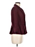 Tabitha 100% Polyester Chevron-herringbone Burgundy Blazer Size M - photo 4