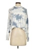 Kittenish Tie-dye Blue Turtleneck Sweater Size S - photo 1