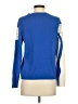 St. John 100% Cashmere Graphic Blue Cashmere Pullover Sweater Size P (petite) - photo 2