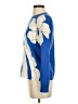 St. John 100% Cashmere Graphic Blue Cashmere Pullover Sweater Size P (petite) - photo 5