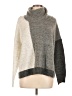 Only Color Block Gray Turtleneck Sweater Size M - photo 1