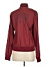 Nike 100% Polyester Burgundy Track Jacket Size S - photo 2