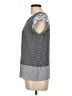 Joie 100% Polyester Gray Short Sleeve Top Size L - photo 5