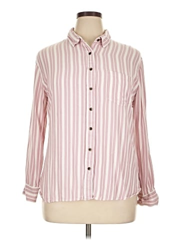 Jachs Girlfriend Long Sleeve Button-Down Shirt (view 1)