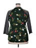 Lularoe Floral Green 3/4 Sleeve T-Shirt Size 2X(22-24) - photo 2