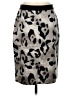 Ann Taylor Animal Print Silver Formal Skirt Size 4 - photo 1