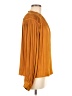 Rachel Zoe 100% Polyester Orange Long Sleeve Blouse Size M - photo 4
