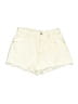 Cotton On 100% Cotton Ivory Denim Shorts Size 28 waist - photo 1