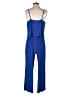 MNG Solid Blue Jumpsuit Size M - photo 2