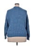 LC Lauren Conrad Solid Blue Pullover Sweater Size XXL - photo 2