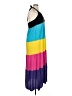 Dots Color Block Teal Casual Dress Size XL - photo 4