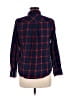 J.Crew Factory Store 100% Cotton Plaid Blue Long Sleeve Button-Down Shirt Size M - photo 2