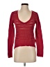 Buttons 100% Cotton Red Pullover Sweater Size S - photo 1
