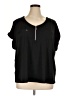 Vintage Rose Black Short Sleeve Top Size 1X - photo 1