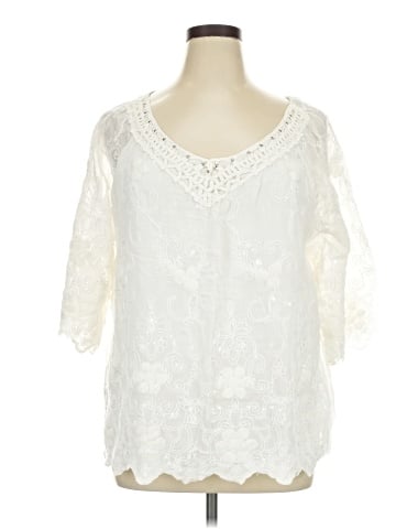 Simply Couture 3/4 Sleeve Blouse (view 1)